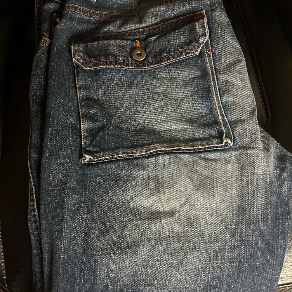 INC International Concepts Dark Blue Relaxed Jeans